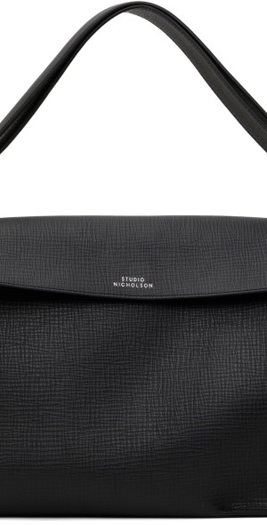 Studio Nicholson - Black Shiboru Leather Bag