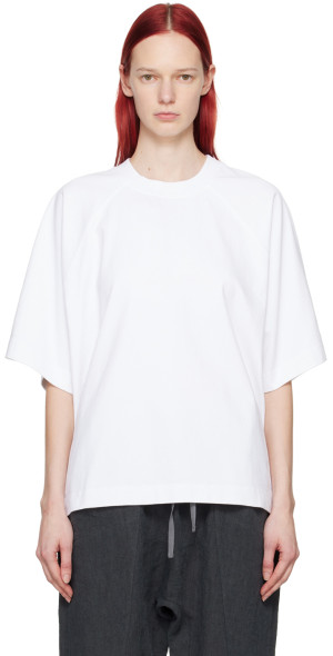 トップス studio nicholson NELSON Studio Nicholson - White Nelson T-Shirt