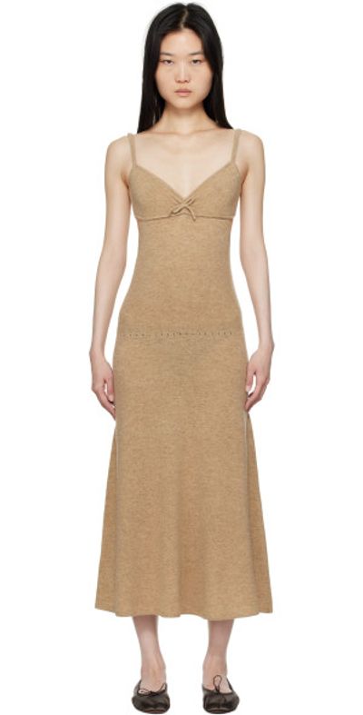 The Garment The Garment Beige Como Bra Maxi Dress