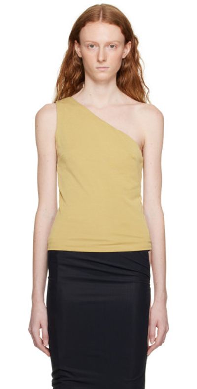 THIRD FORM THIRD FORM Khaki Form One Shoulder Tank Top