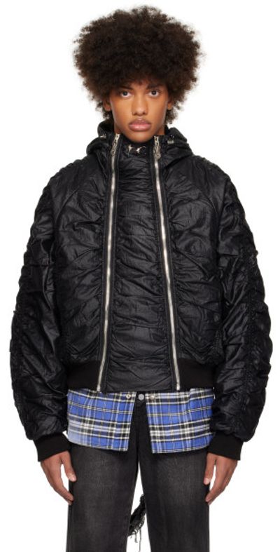 Thug Club - Black Double Flying Bio Bomber Jacket