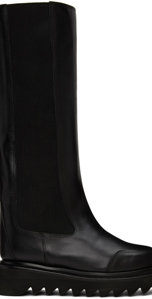 Toga Pulla - Black Platform Tall Boots