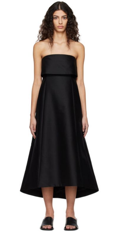 toteme black dress Tailored slouch dress black