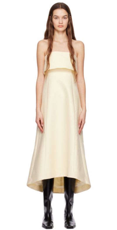 TOTEME - Off-white A-Line Midi Dress