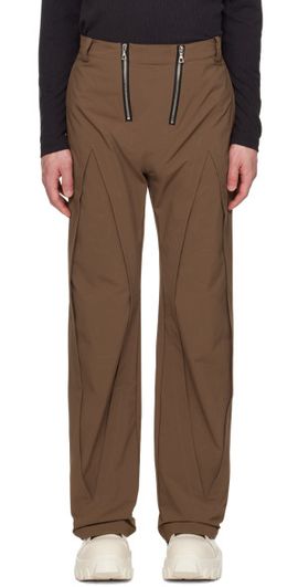 Uncertain Factor Uncertain Factor Brown Marsh Sighed Trousers