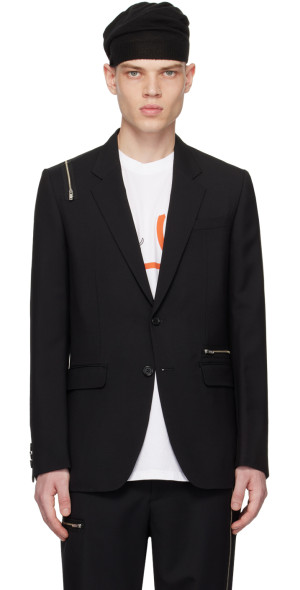 UNDERCOVER - Black Zip Blazer