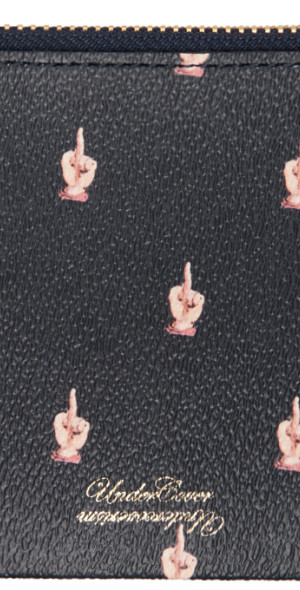 UNDERCOVER - Navy Small Middle Finger Pouch