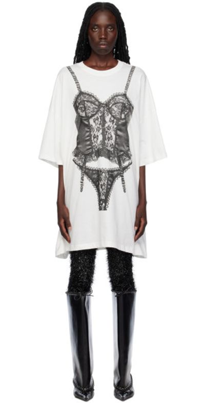 VAQUERA VAQUERA White Lingerie T-Shirt