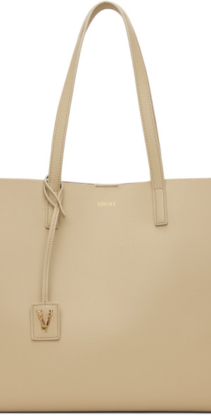 Large Calfskin Tote - Sand/Beige main image 1