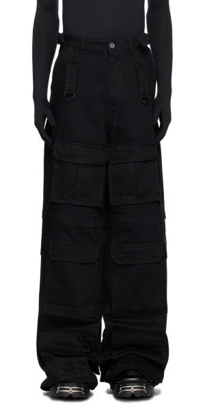 VETEMENTS - Black Convertible Cargo Pants