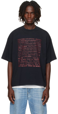 【VETEMENTS】ブラック Make Earth Cool Again フーディ Black 'Make Earth Cool Again' Hoodie by VETEMENTS on Sale