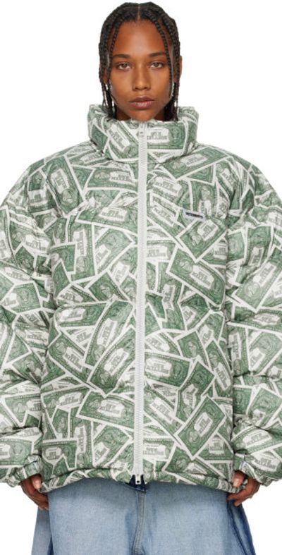 vetements green dress VETEMENTS Million gloves dollar dress - Green