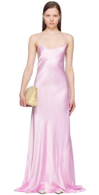 Victoria Beckham - Pink Low Back Maxi Dress Victoria Beckham - Pink Low Back Maxi Dress