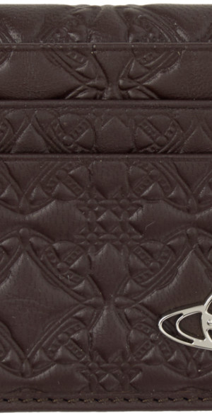 Vivienne Westwood - Brown Embossed Card Holder
