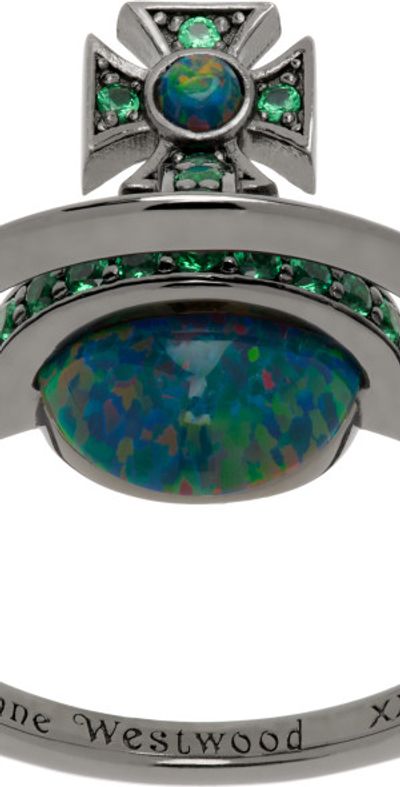 Vivienne Westwood - Gunmetal Franca Ring