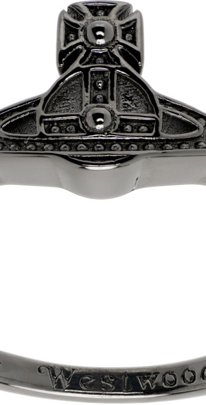 ヴィヴィアン　OSLOリング　ガンメタ Vivienne Westwood - Gunmetal Oslo Ring
