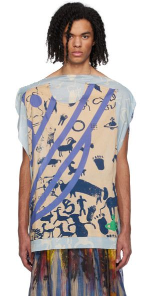 Vivienne Westwood MAN カウボーイTシャツ Vivienne Westwood - Multicolor Cave Man T-Shirt