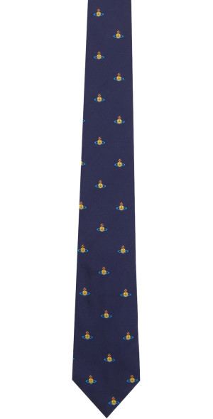 Vivienne Westwood - Navy Multi Orb Tie