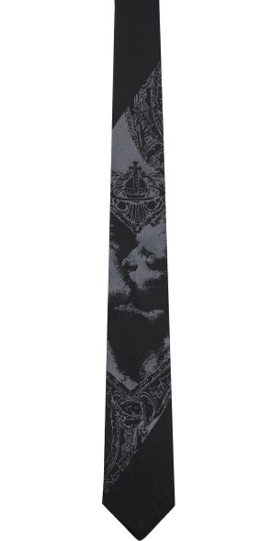 Vivienne Westwood Vivienne Westwood Navy 'The Kiss' Tie
