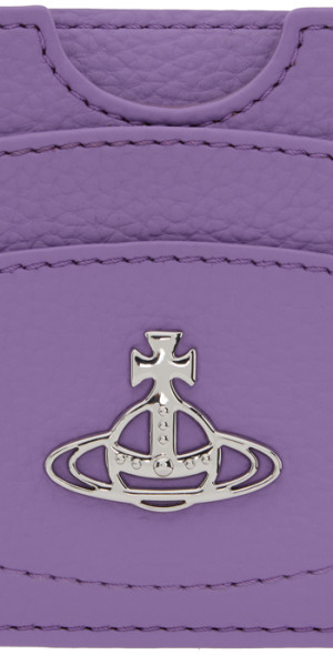 Vivienne Westwood - Purple Re-Vegan Half Moon Card Holder