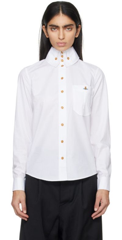 vivienne westwood dress shirt Vivienne Westwood Black Two Button Krall Shirt