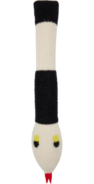 Walter Van Beirendonck - Black & White Snake Scarf