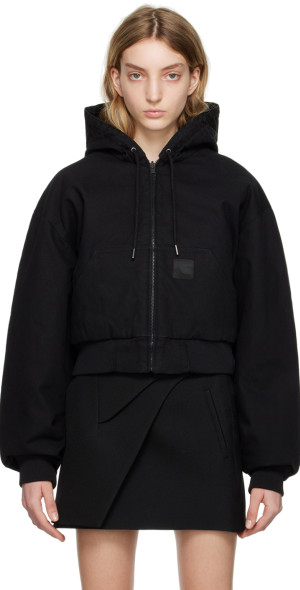 WARDROBE.NYC - Black Carhartt Edition WIP Drawstring Reversible