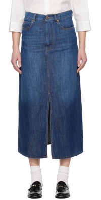 Gelada Skirt in Denim main image 1