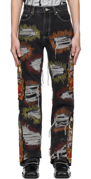 Who Decides War - Black All Over Jeans