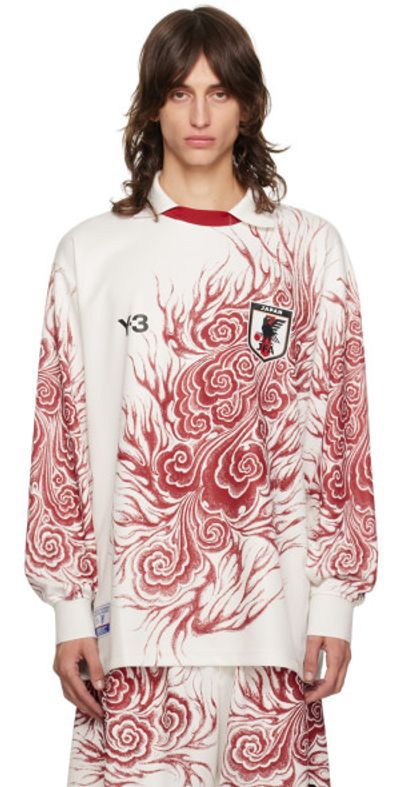 Y-3 White JFA Edition Long Sleeve T-Shirt