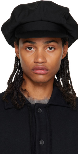 Yohji Yamamoto - Black 8-Panel Cap