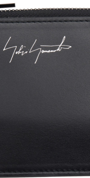 【全品送料無料】 YOHJI YAMAMOTO - Black Discord Short Wallet 小物
