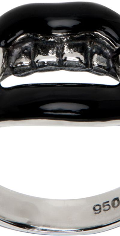 Yohji Yamamoto Yohji Yamamoto Black Vampire Fang Ring