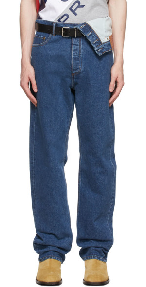メンズ YAD Moonlight Asymmetric Waist Denim