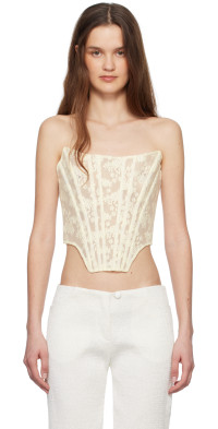 Yuhan Wang - White Handkerchief Camisole