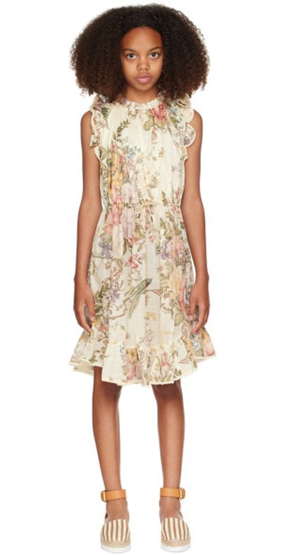 ZIMMERMANN Kids Off-White Waverly Flip Dress
