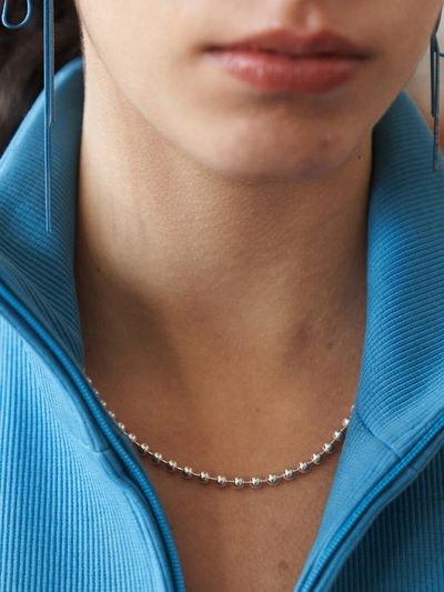 1064STUDIO Dot Bow Necklace