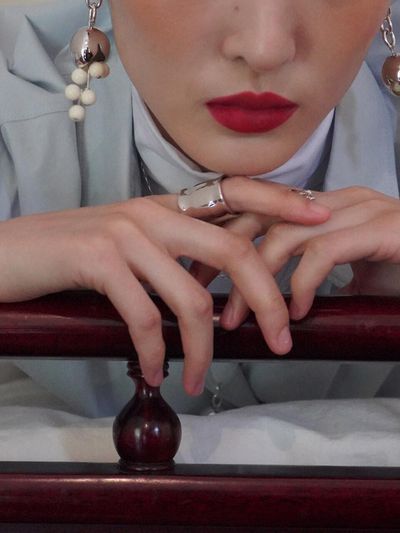 1064STUDIO Oriental Beauty Wide ring 29R