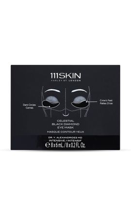 111SKIN 111SKIN SetofEight Celestial Black Diamond Eye Masks