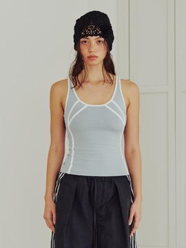 13MONTH Sporty Line Tank Top (SKY BLUE)