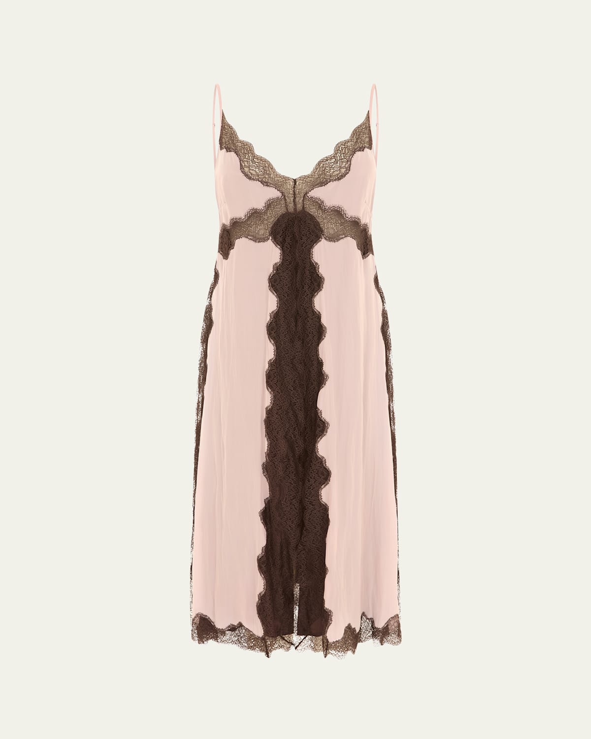 16ARLINGTON Laura Silk Midi Slip Dress
