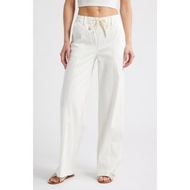 1822 Denim 1822 Denim High Waist Wide Leg Drawstring Jeans