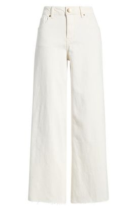 1822 Denim 1822 Denim Raw Hem Wide Leg Jeans