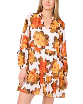1.state 1.state Long Sleeve Babydoll Dress
