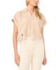 1.state 1.state Short Sleeve Collared Blouse - 1