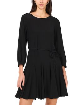 1.state 1.state Three Quarter Sleeve Mini Dress