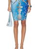 1XBLUE 1XBLUE Baroque Midi Skirt - 1
