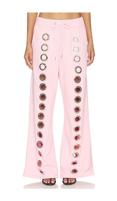 1Xblue Eyelet Tracksuit Bottoms