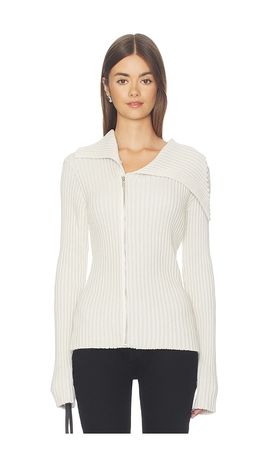 1XBLUE 1XBLUE Rib Zip Knit