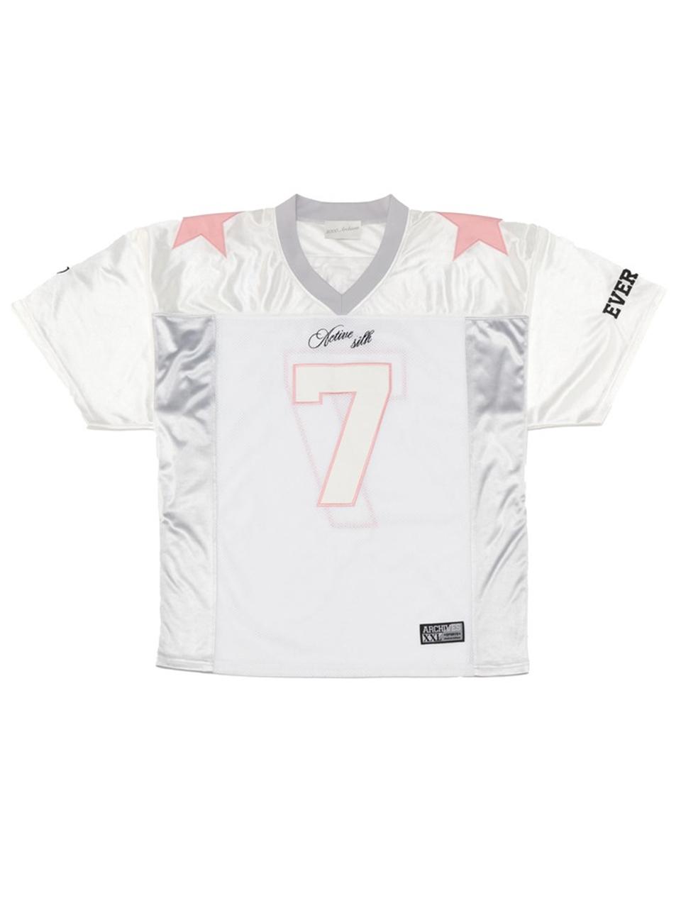 2000 Archives 2000 FOOTBALL T-SHIRTS (WHITE PINK)